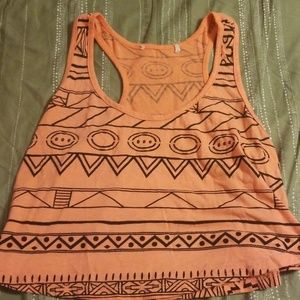 Tribal crop top